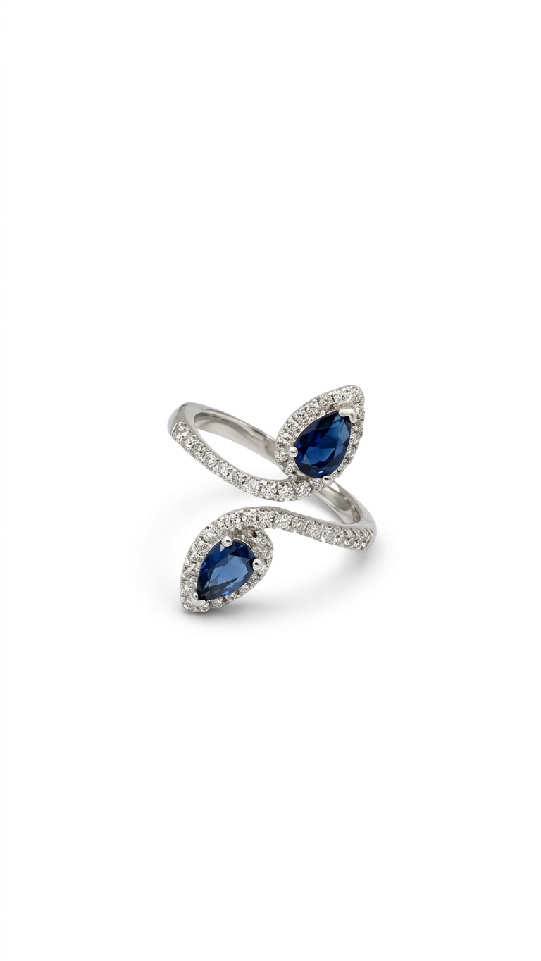 Anello Doppia goccia