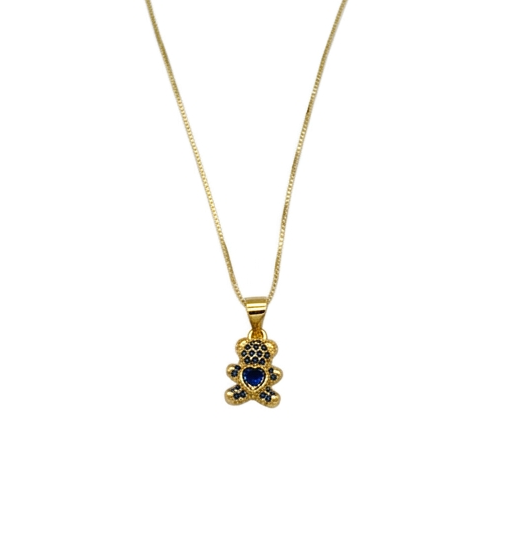 Collana Teddy Zirconata