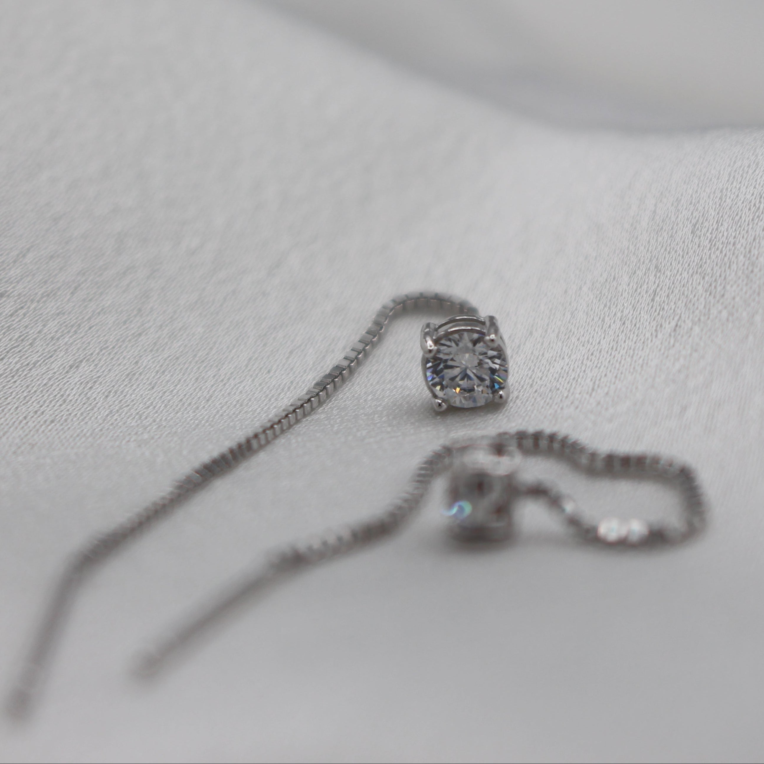 Orecchino Shiny Bianco